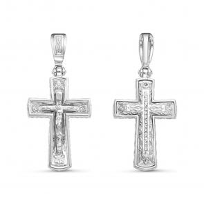 Серебряная подвеска GRIGORIEV с фианитом Г10-01-0027 (с) фото